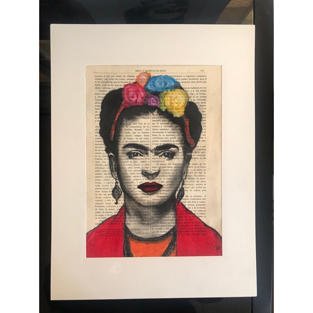 COPY - Beautiful Frida Khalo portrait by claudia cota